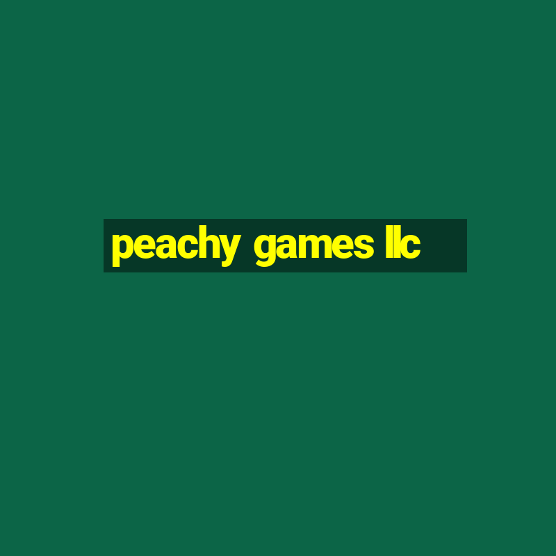 peachy games llc