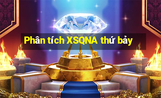 Phân tích XSQNA thứ bảy