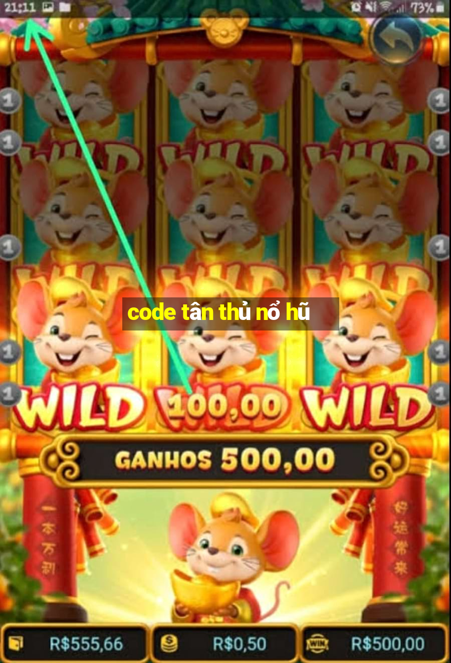 code tân thủ nổ hũ