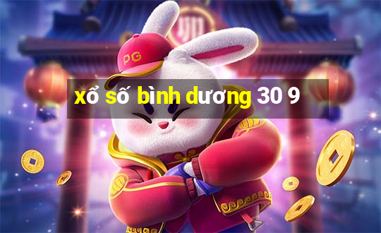 xổ số bình dương 30 9