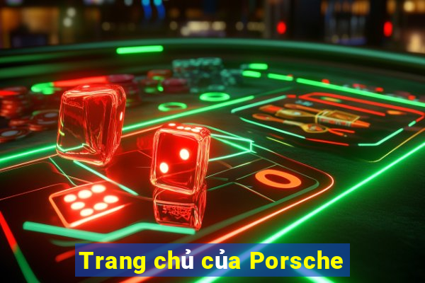 Trang chủ của Porsche