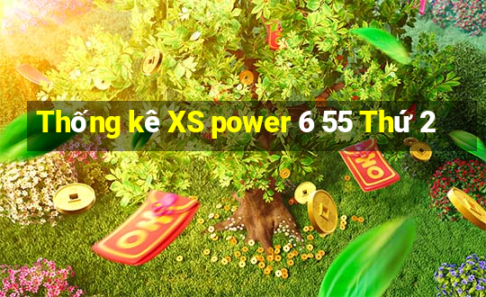 Thống kê XS power 6 55 Thứ 2