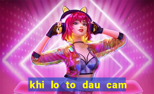 khi lo to dau cam duoi cam