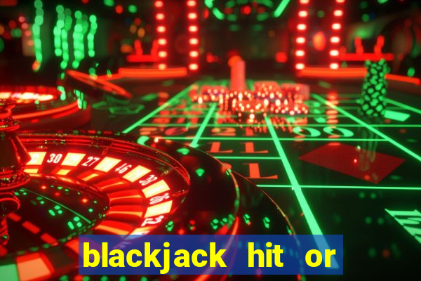 blackjack hit or stay card