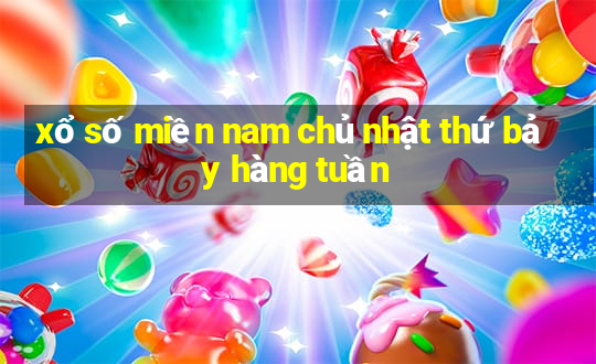 xổ số miền nam chủ nhật thứ bảy hàng tuần