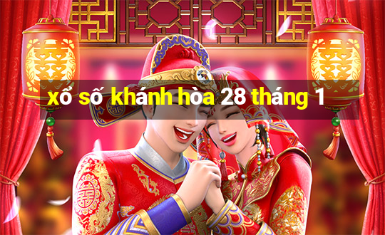 xổ số khánh hòa 28 tháng 1