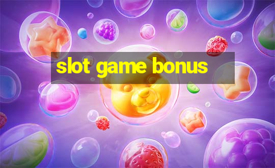 slot game bonus