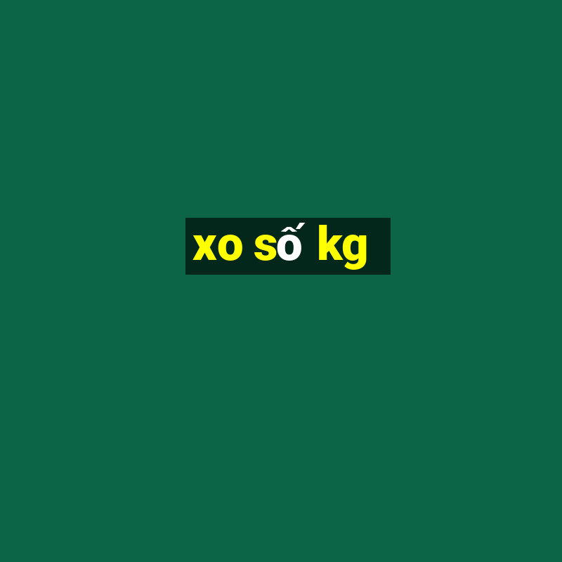 xo số kg