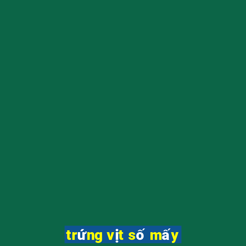 trứng vịt số mấy