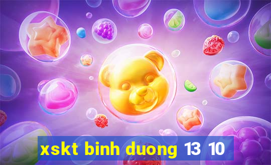 xskt binh duong 13 10