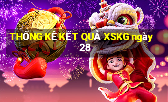 THỐNG KÊ KẾT QUẢ XSKG ngày 28