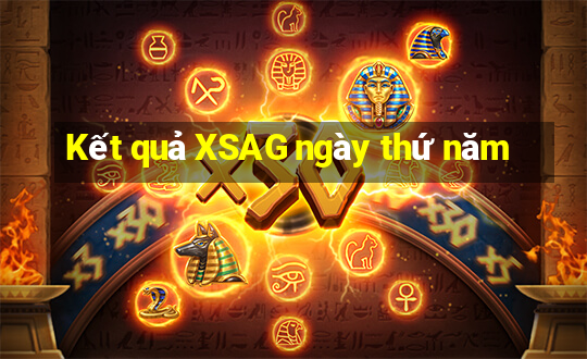 Kết quả XSAG ngày thứ năm