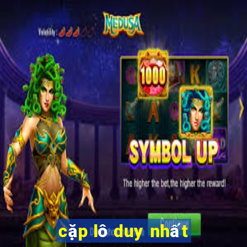 cặp lô duy nhất