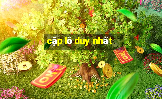 cặp lô duy nhất