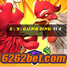 xổ số quảng bình 11 4