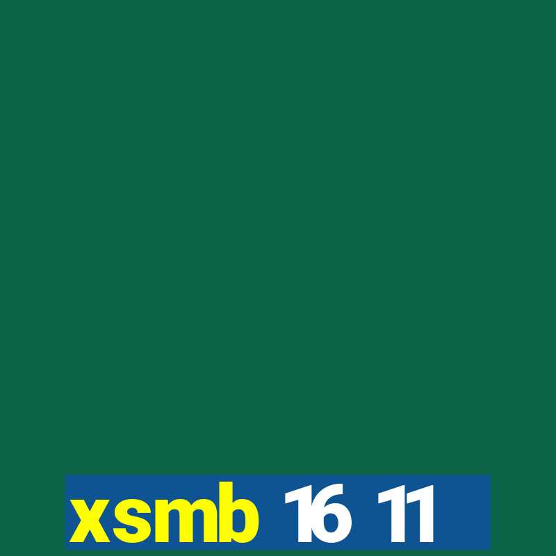 xsmb 16 11