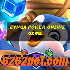 zynga poker online game