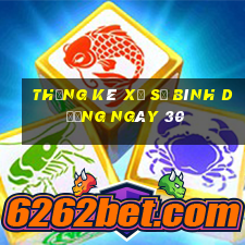 Thống kê Xổ Số bình dương ngày 30