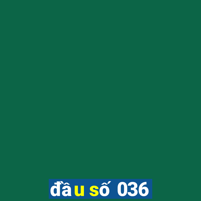 đầu số 036