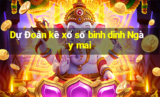 Dự Đoán kê xổ số binh dinh Ngày mai