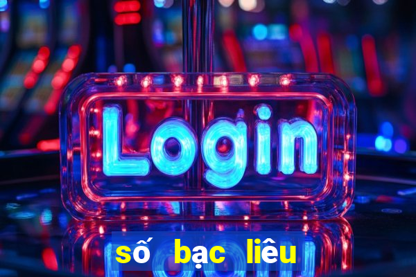 số bạc liêu hôm nay