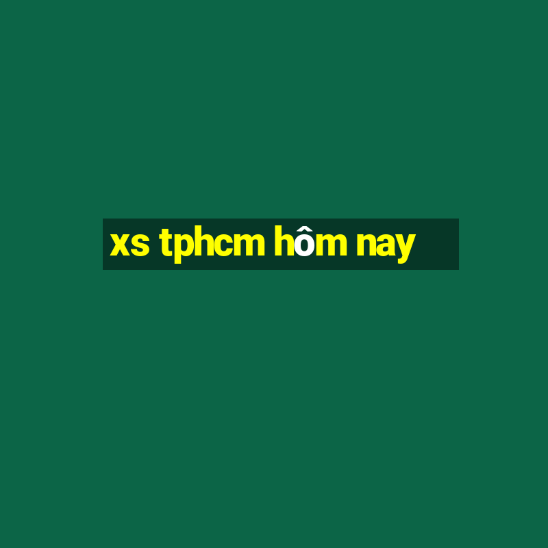 xs tphcm hôm nay