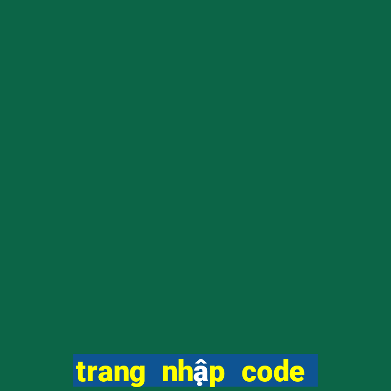 trang nhập code omg 3q