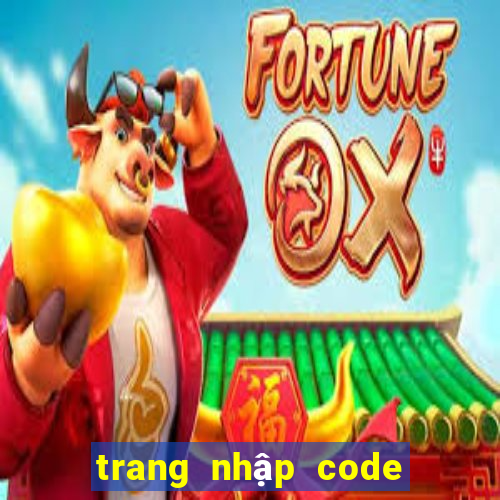 trang nhập code omg 3q