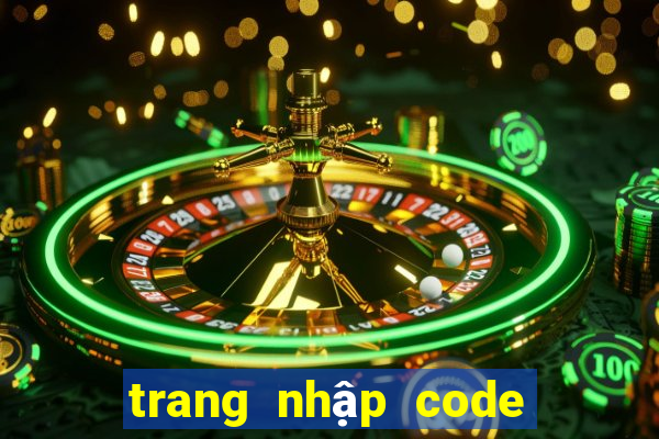 trang nhập code omg 3q