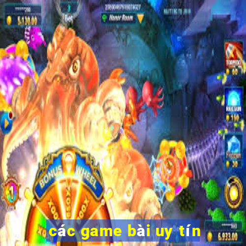 các game bài uy tín