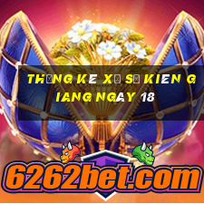 Thống kê Xổ Số kiên giang ngày 18