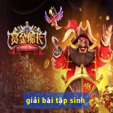 giải bài tập sinh