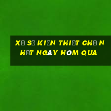 xổ số kiến thiết chủ nhật ngày hôm qua