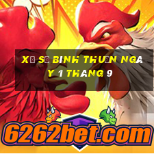 xổ số bình thuận ngày 1 tháng 9