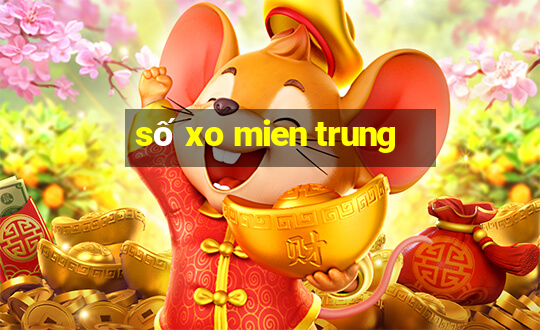 số xo mien trung