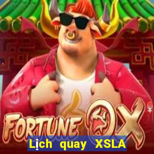 Lịch quay XSLA ngày 19