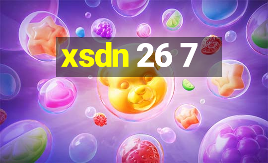 xsdn 26 7