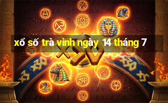 xổ số trà vinh ngày 14 tháng 7