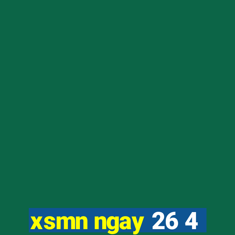 xsmn ngay 26 4