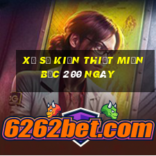 xổ số kiến thiết miền bắc 200 ngày