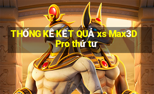 THỐNG KÊ KẾT QUẢ xs Max3D Pro thứ tư