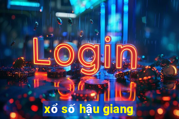 xổ số hậu giang