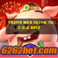 Trang web chính thức của Bole