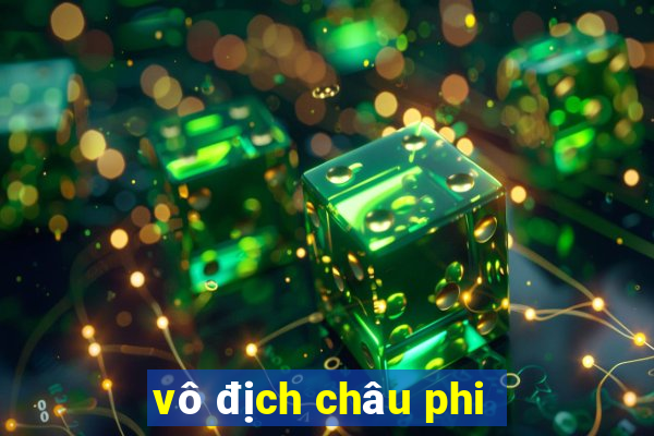 vô địch châu phi