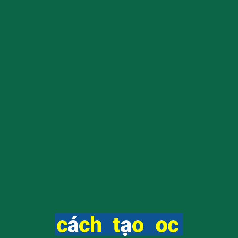 cách tạo oc gacha club nam