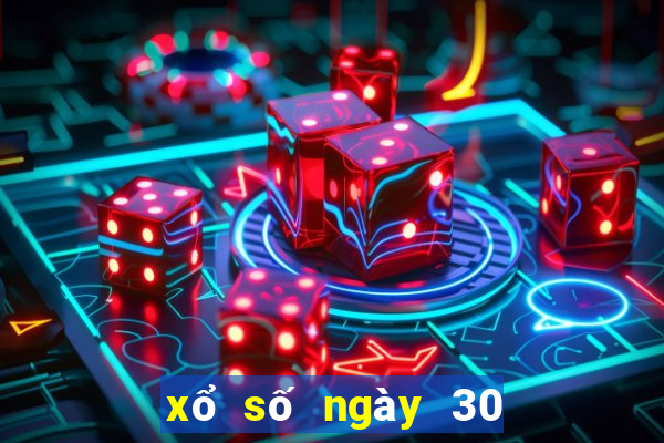 xổ số ngày 30 tháng 10