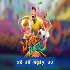 xổ số ngày 30 tháng 10