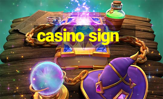 casino sign