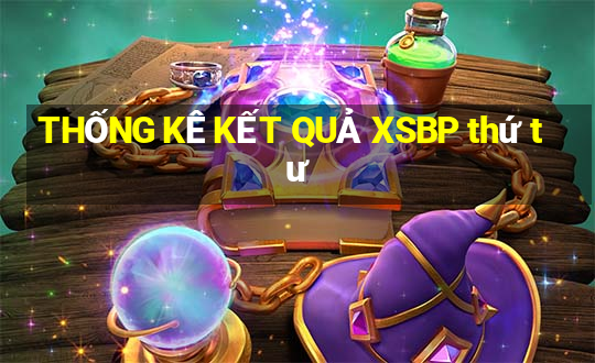 THỐNG KÊ KẾT QUẢ XSBP thứ tư