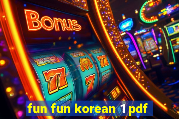 fun fun korean 1 pdf